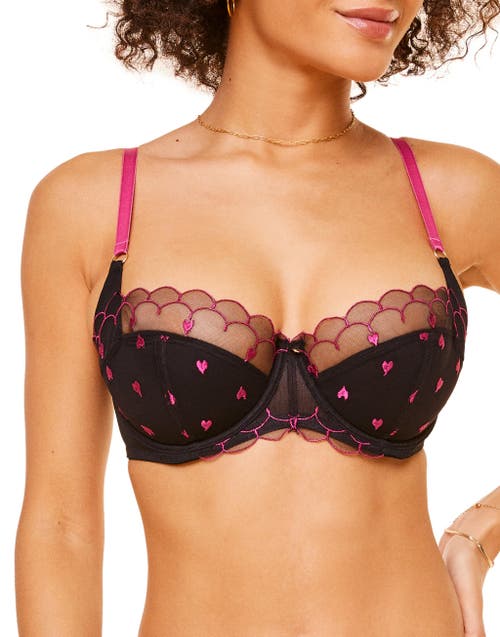 Shop Adore Me Bettie Contour Balconette Bra In Black