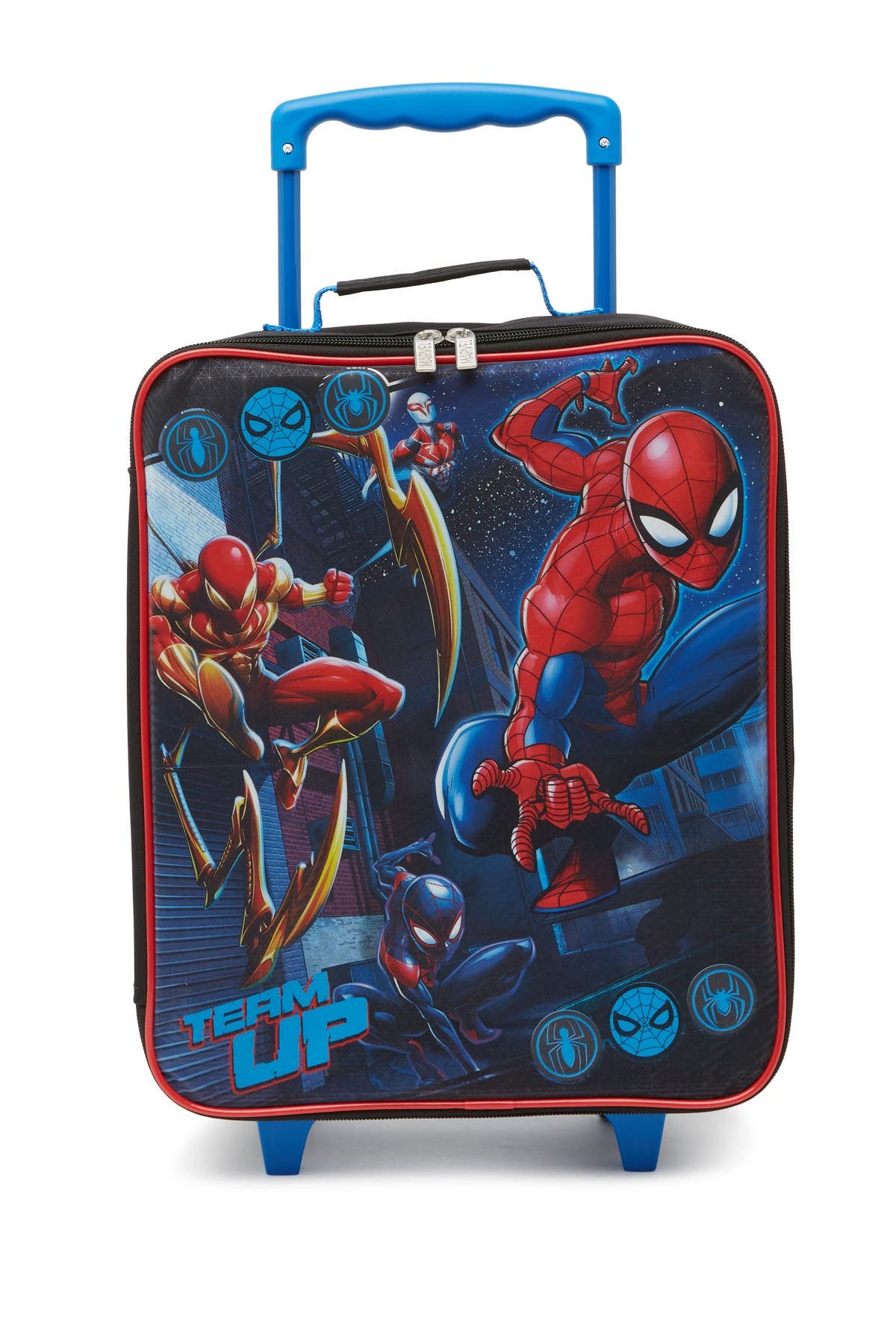 spiderman suitcase with light up wheels