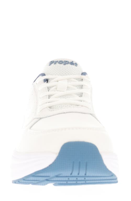 Propét Ultima Sneaker In White/denim