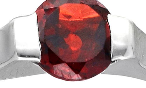 YS GEMS YS GEMS GARNET FLOATING RING