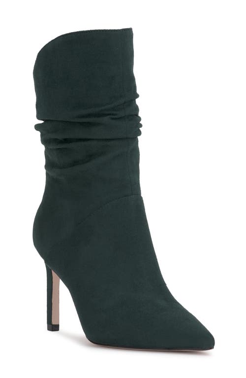 Jessica Simpson Elisti Pointed Toe Slouch Bootie in Evergreen 