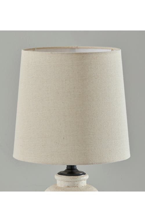 Adesso Lighting Callista Table Lamp In White Ceramic