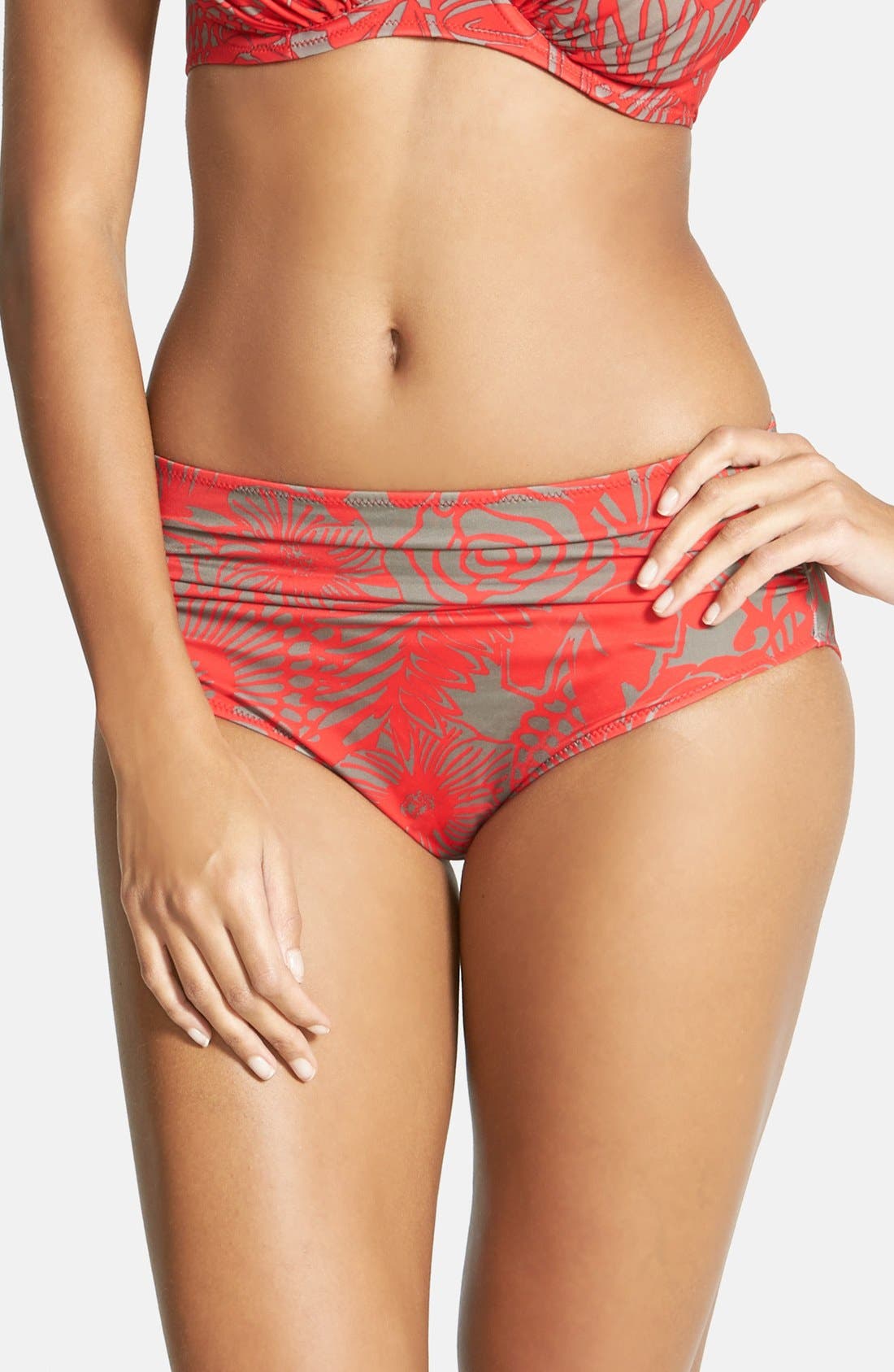 Fantasie 'Durban Deep' Shirred Bikini Briefs Nordstrom