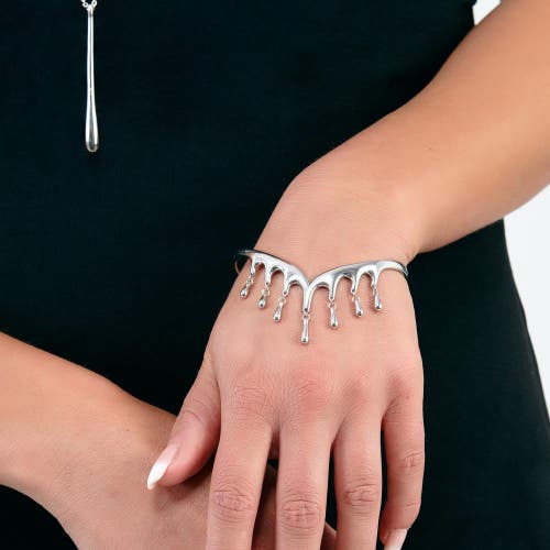 Lucy Quartermaine Waterfall Cuff In Sterling Silver