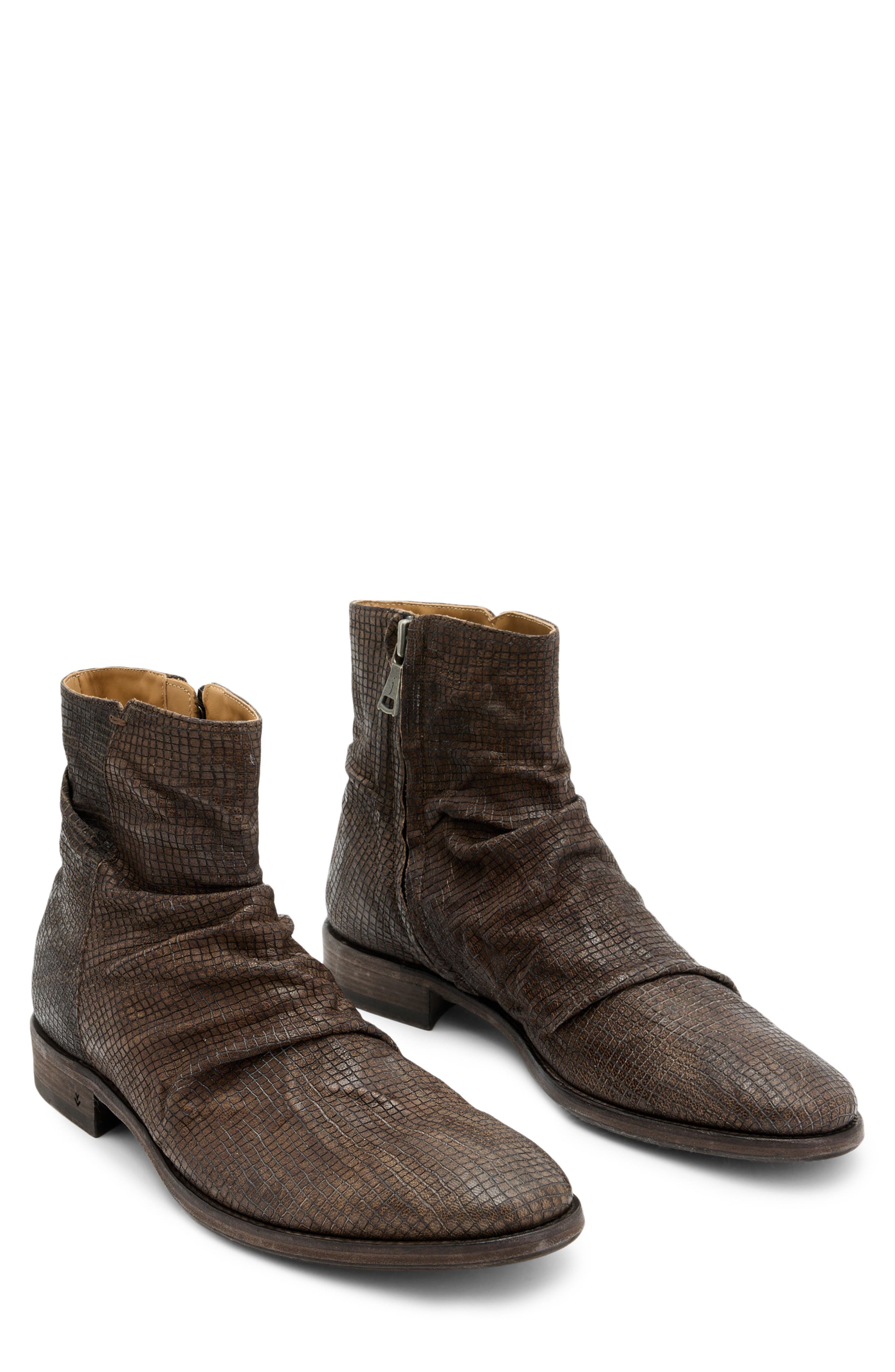 John Varvatos Richards Snake embossed sharpei boot.
Size 9.5 John Varvatos Richards Sharpei Snakeskin Boot | Grailed main image 3