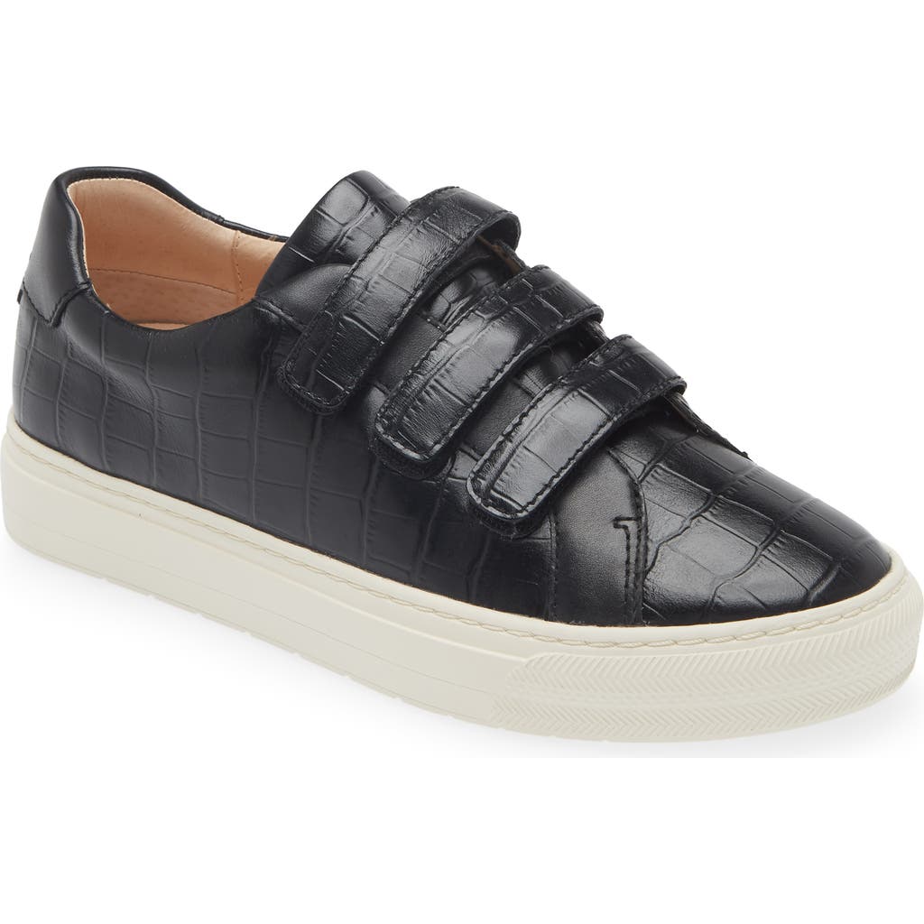 Frankie4 Archer Platform Sneaker In Black Croc