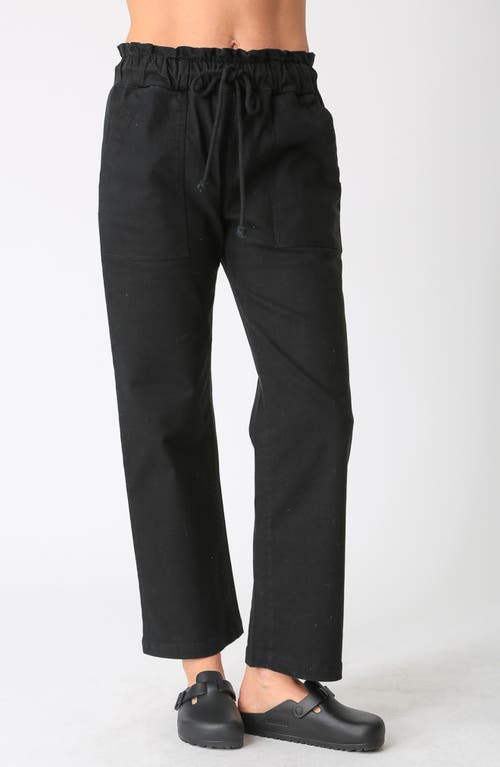 Electric & Rose Easy Stretch Cotton Drawstring Pants in Onyx 