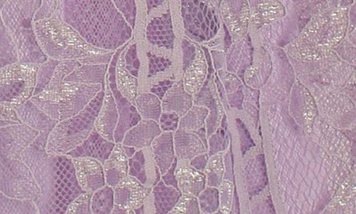 Popatu Kids' Floral Lace Dress In Lavender