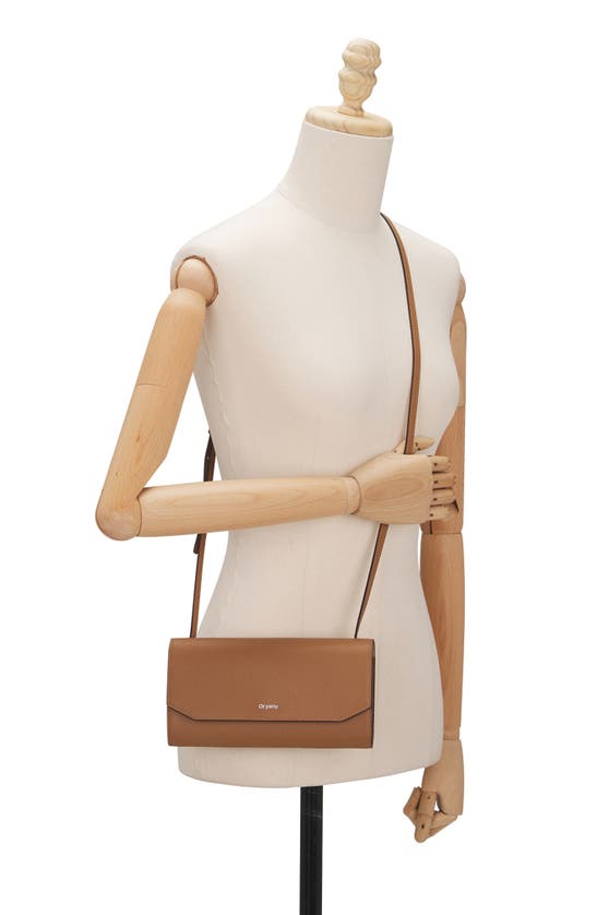 Shop Oryany Mandy Leather Crossbody Wallet In Sand Brown