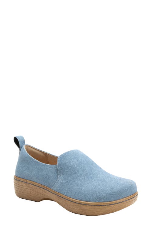 Shop Alegria By Pg Lite Orygin Tulip Slip-on Shoe In Jean Jeanie