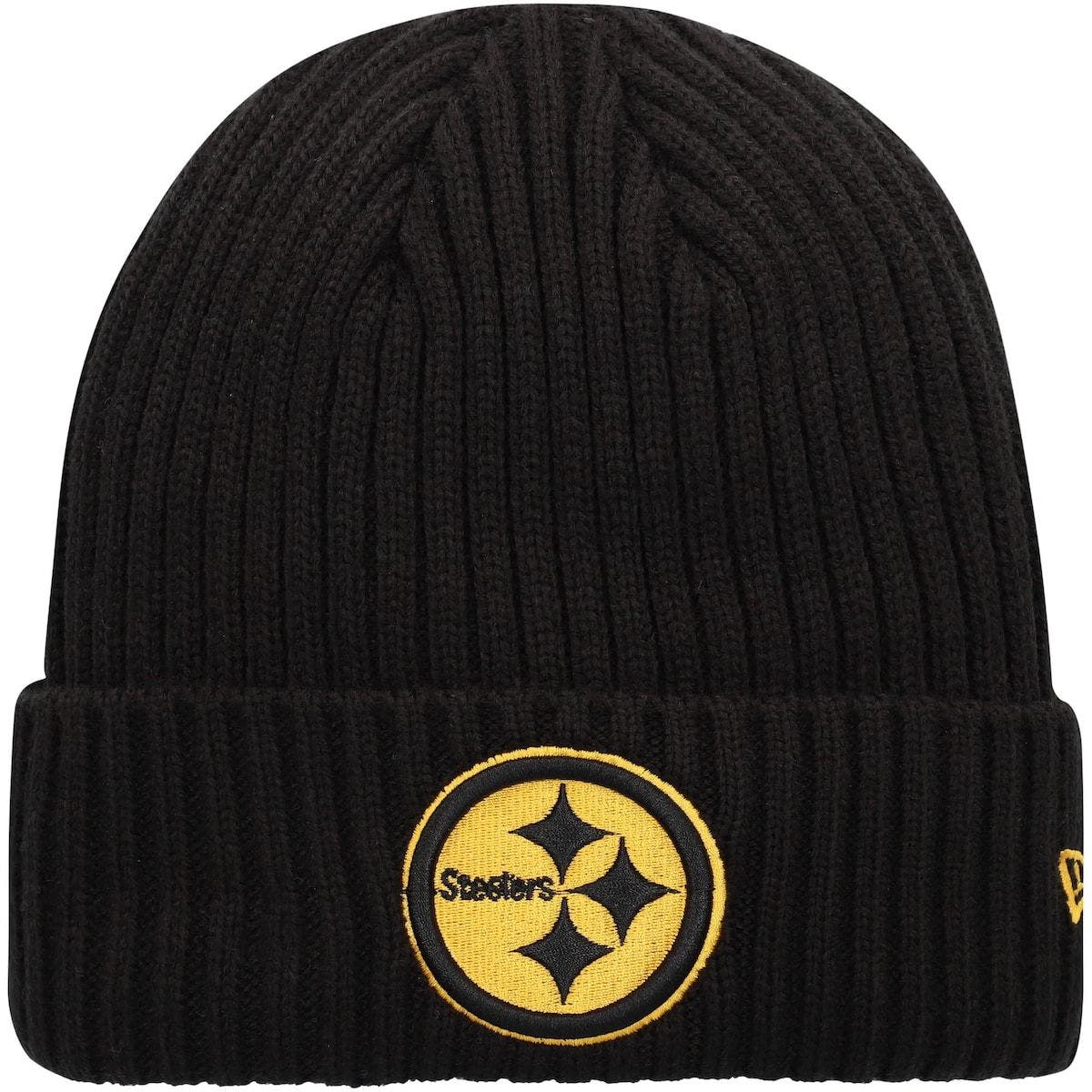 all black steelers beanie