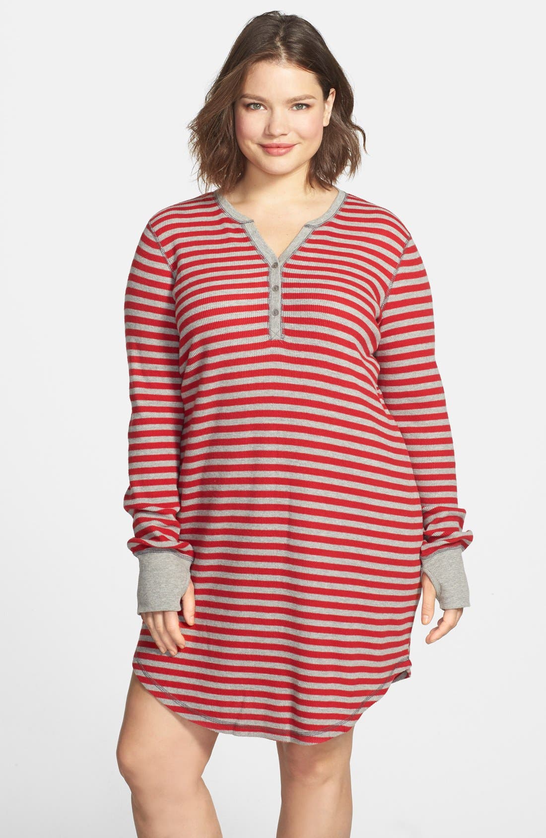 PJ Salvage Thermal Nightshirt (Plus Size) Nordstrom