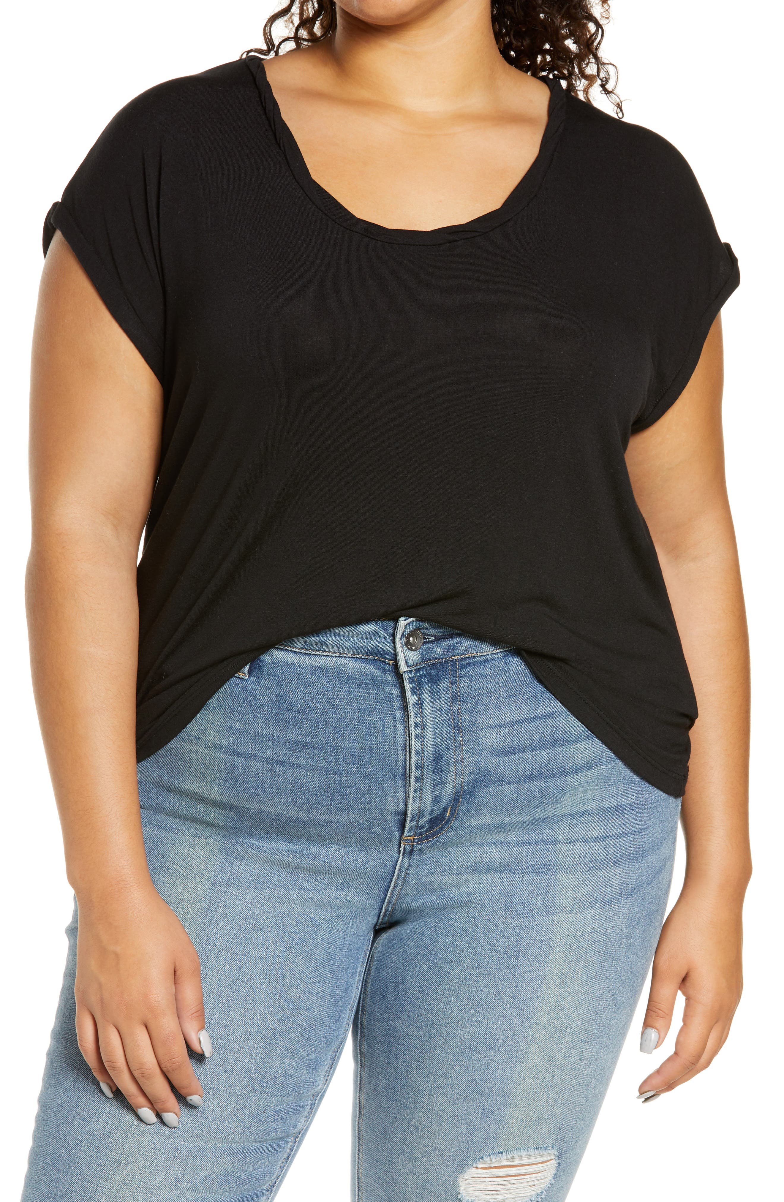 nordstrom plus size dressy tops