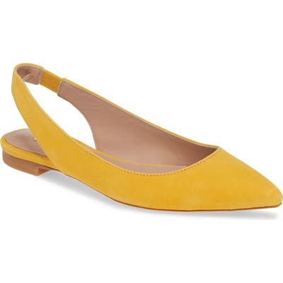 James Chan Nakasey Slingback Sandal- Yellow