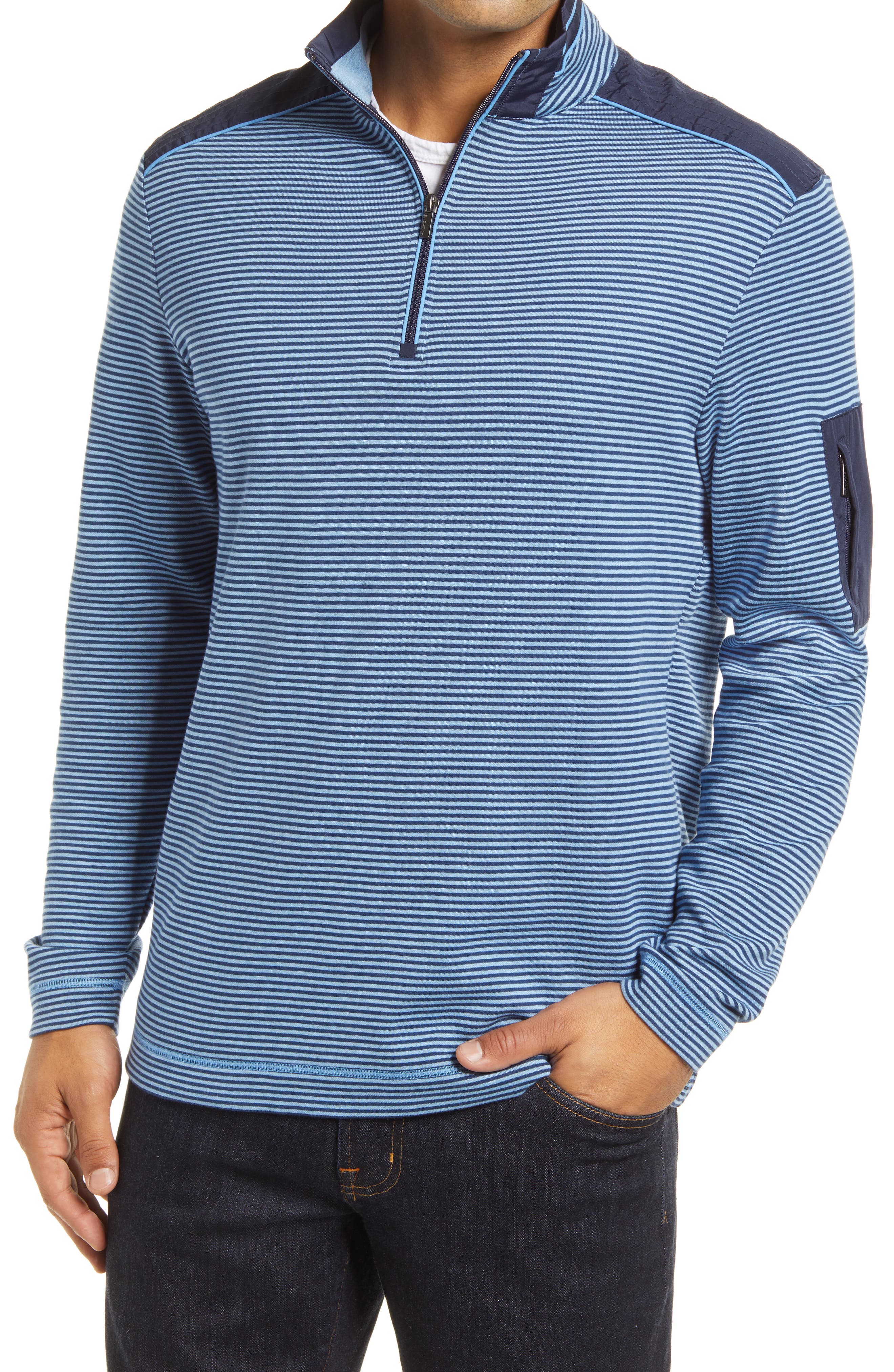 bugatchi quarter zip