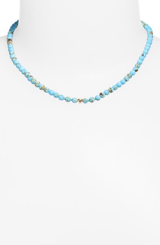 ANZIE ANZIE BOHEME TURQUOISE BEADED NECKLACE
