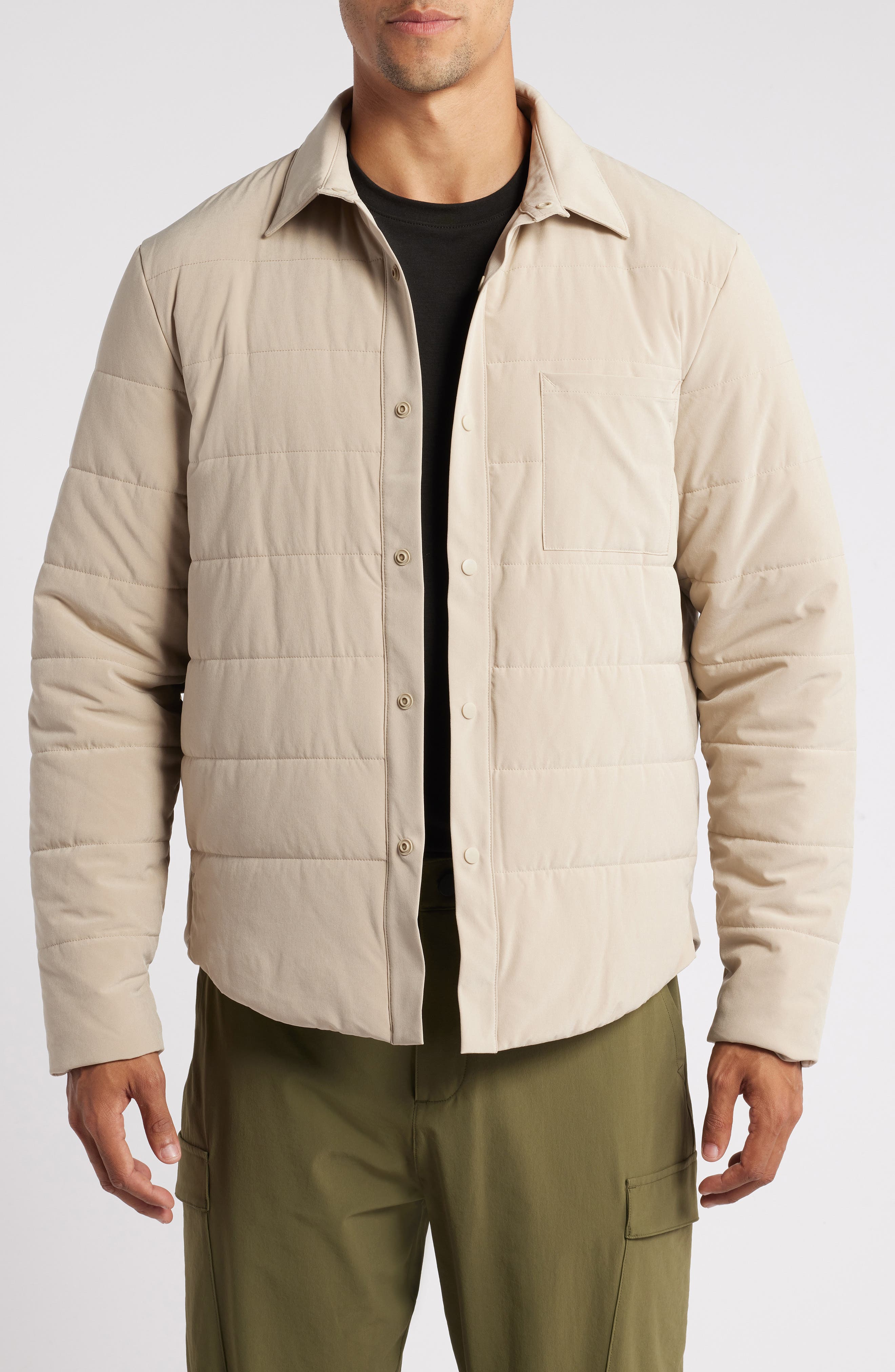 Zella Raid Insulated Jacket in Tan Aluminum Cover