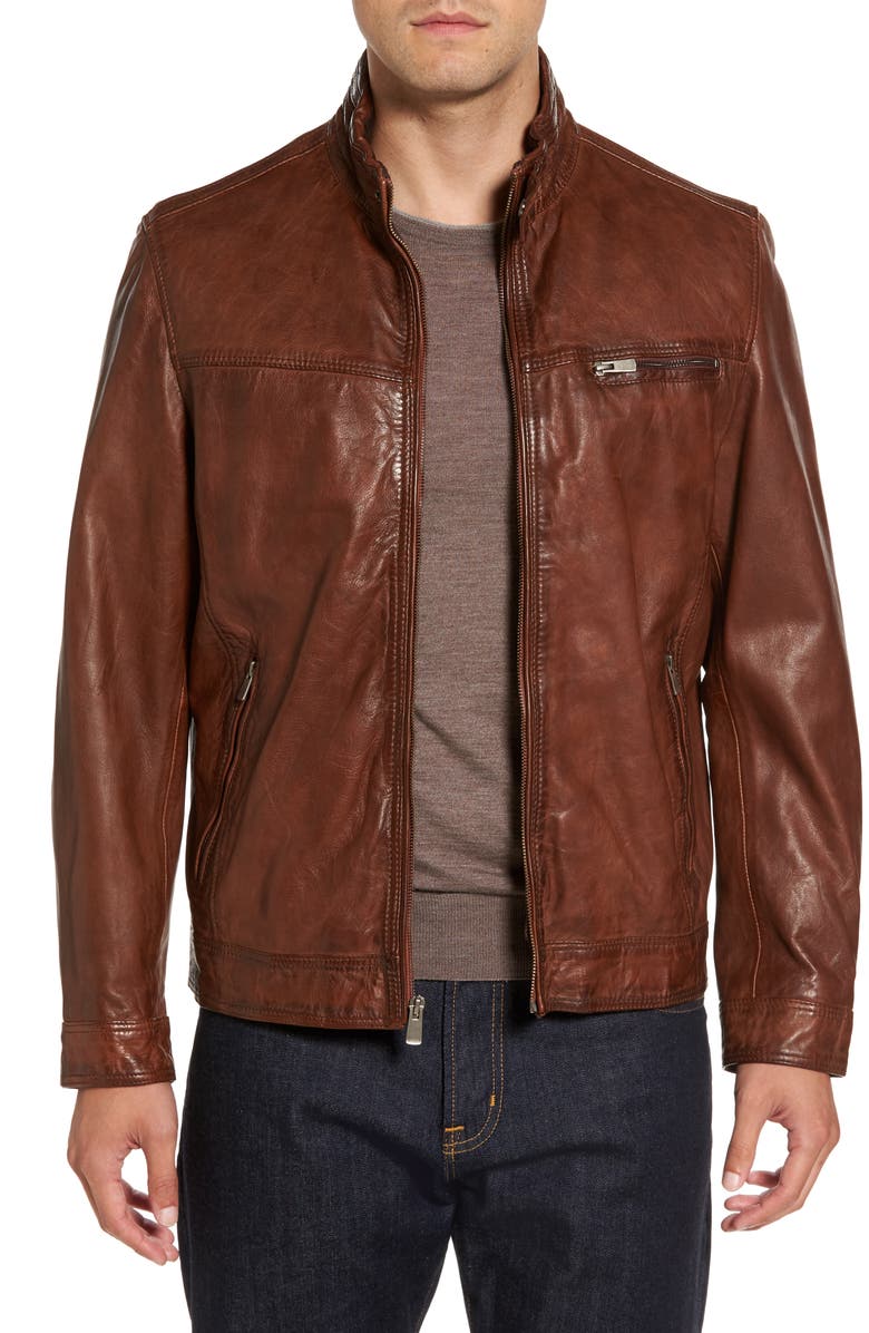 Missani Le Collezioni Leather Jacket | Nordstromrack