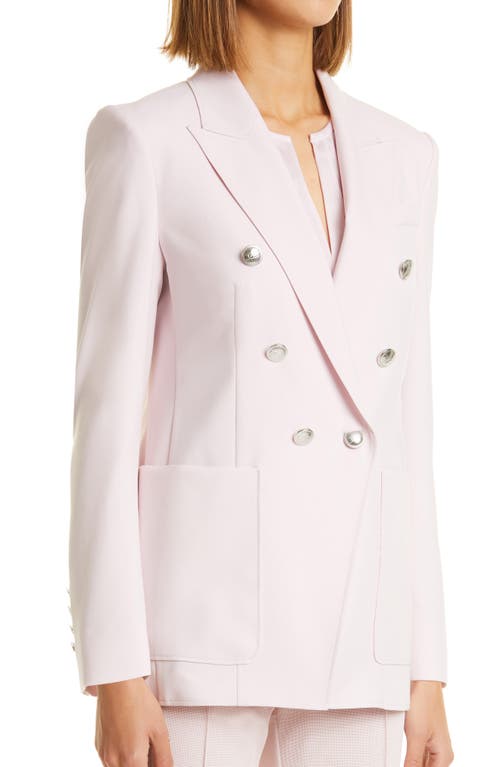 BOSS Jatera Double Breasted Blazer in Cradle Pink