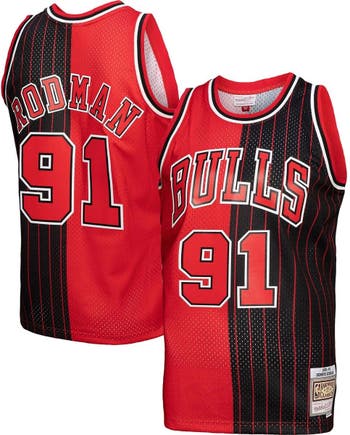 Mitchell & Ness Swingman Chicago Bulls Alternate 1995-96 Dennis Rodman Jersey, Black