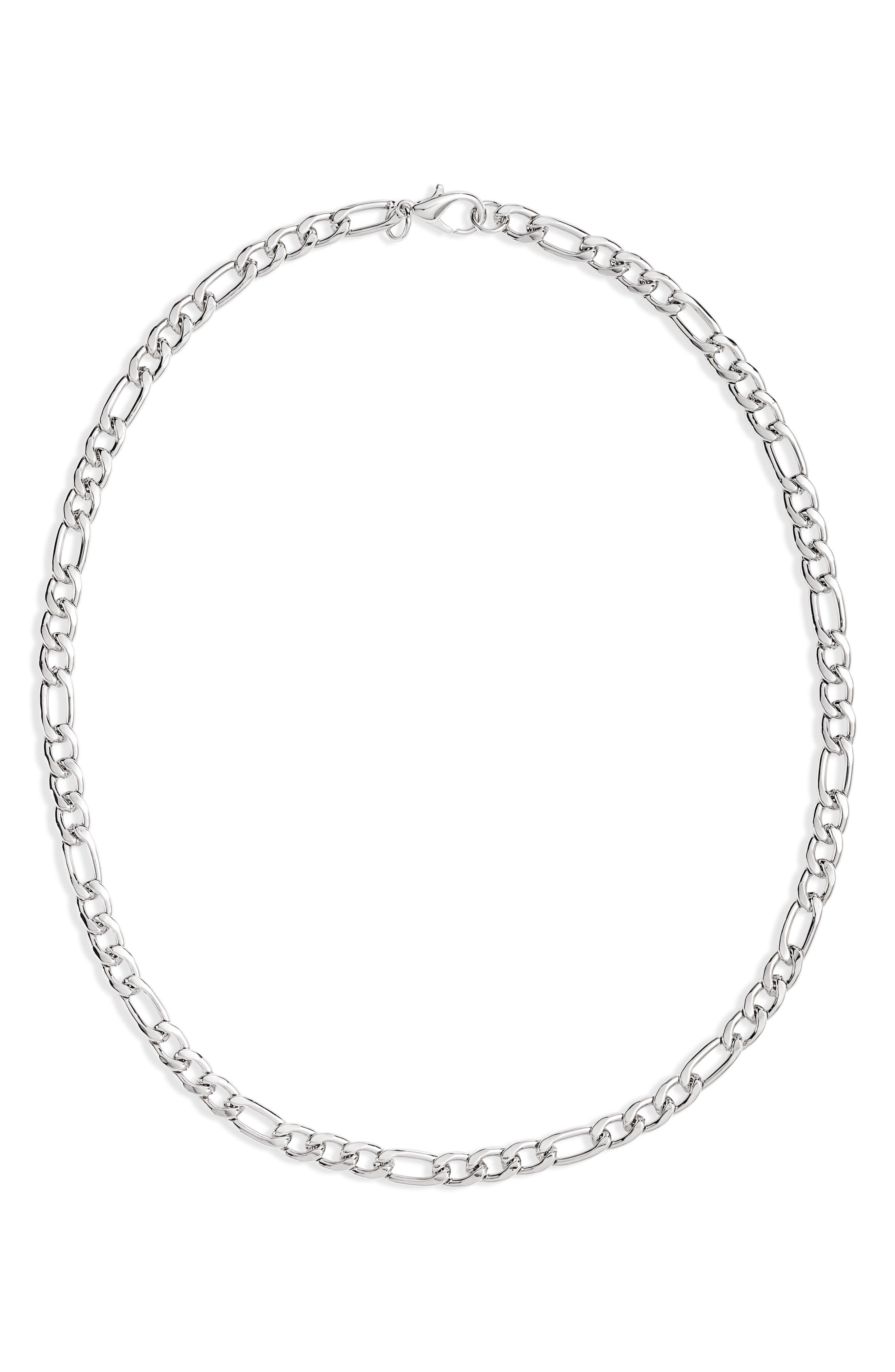 Nordstrom Classic Figaro Chain Necklace 