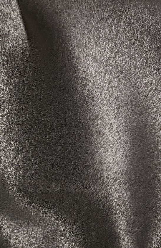 Rick Owens Leather Bomber Jacket In Black | ModeSens