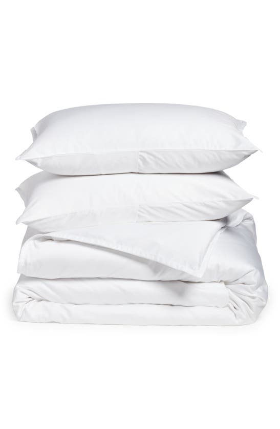 Nordstrom Antimicrobial Supima® Cotton Duvet Cover & Sham Set In White