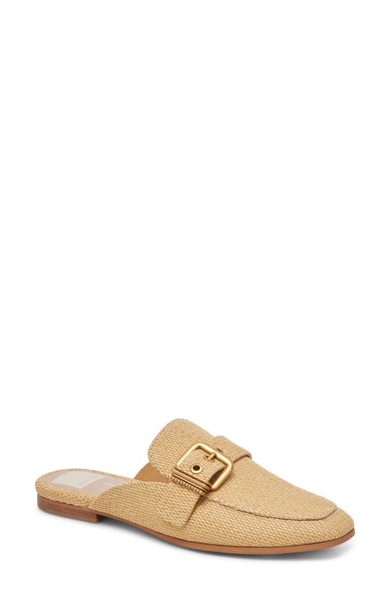 Dolce Vita Santel Buckle Mule In Honey Woven