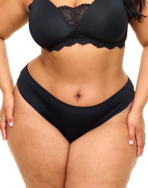 Adore Me Plus Size Jainey Bikini Panty In Black