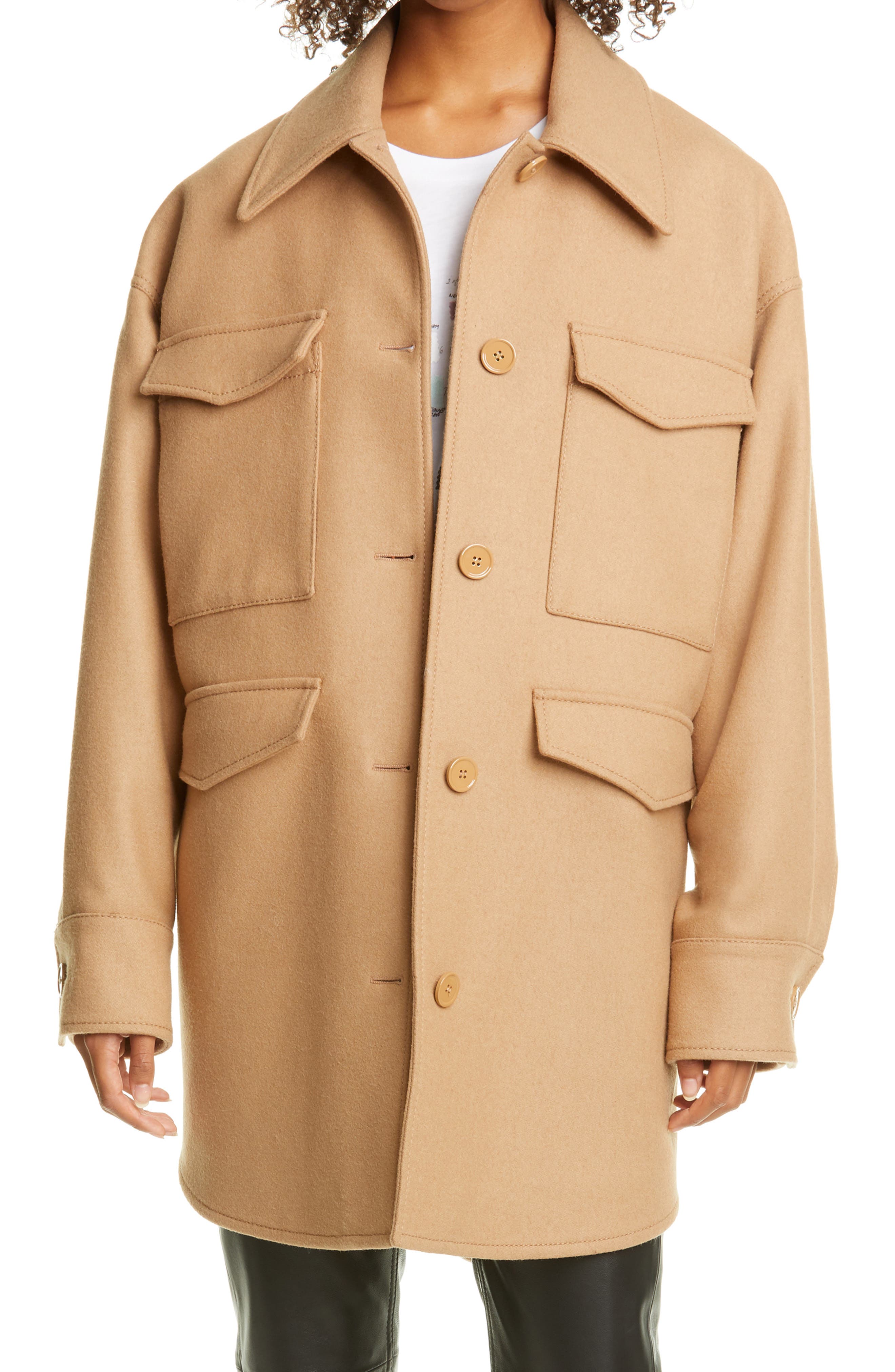 mm6 oversized coat