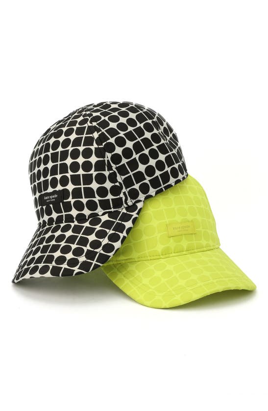 Shop Kate Spade Noel Baseball Hat In Cream/ Black