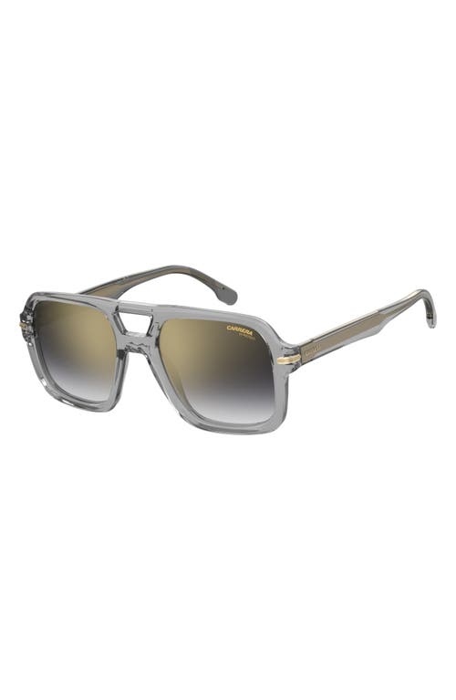 Shop Carrera Eyewear 55mm Gradient Square Sunglasses In Grey/gray