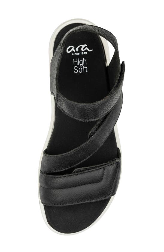 Ara Marina Ankle Strap Sandal In Black