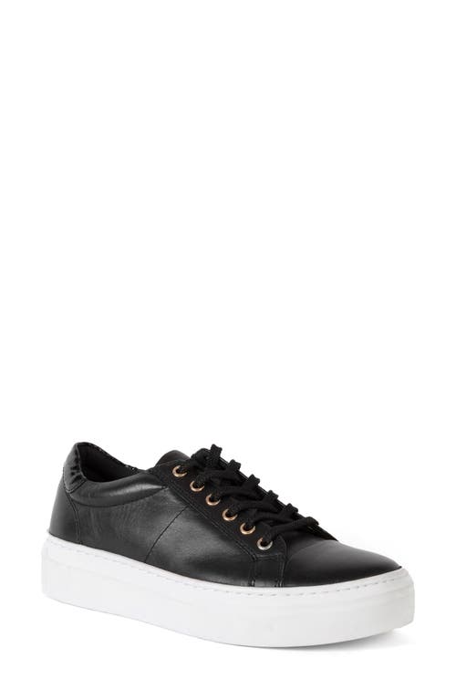 Vagabond Shoemakers Zoe Platform Sneaker In Black/black Leather