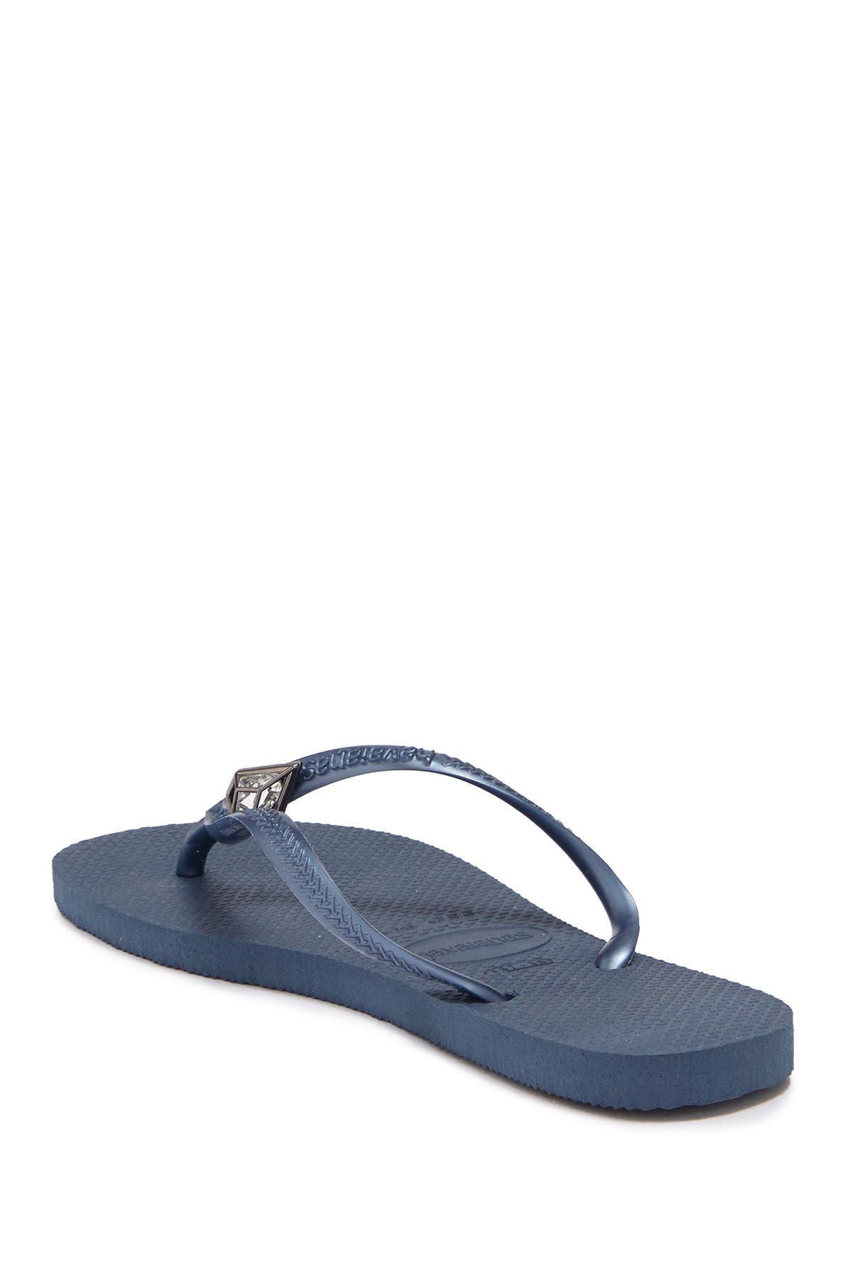 embellished flip flops