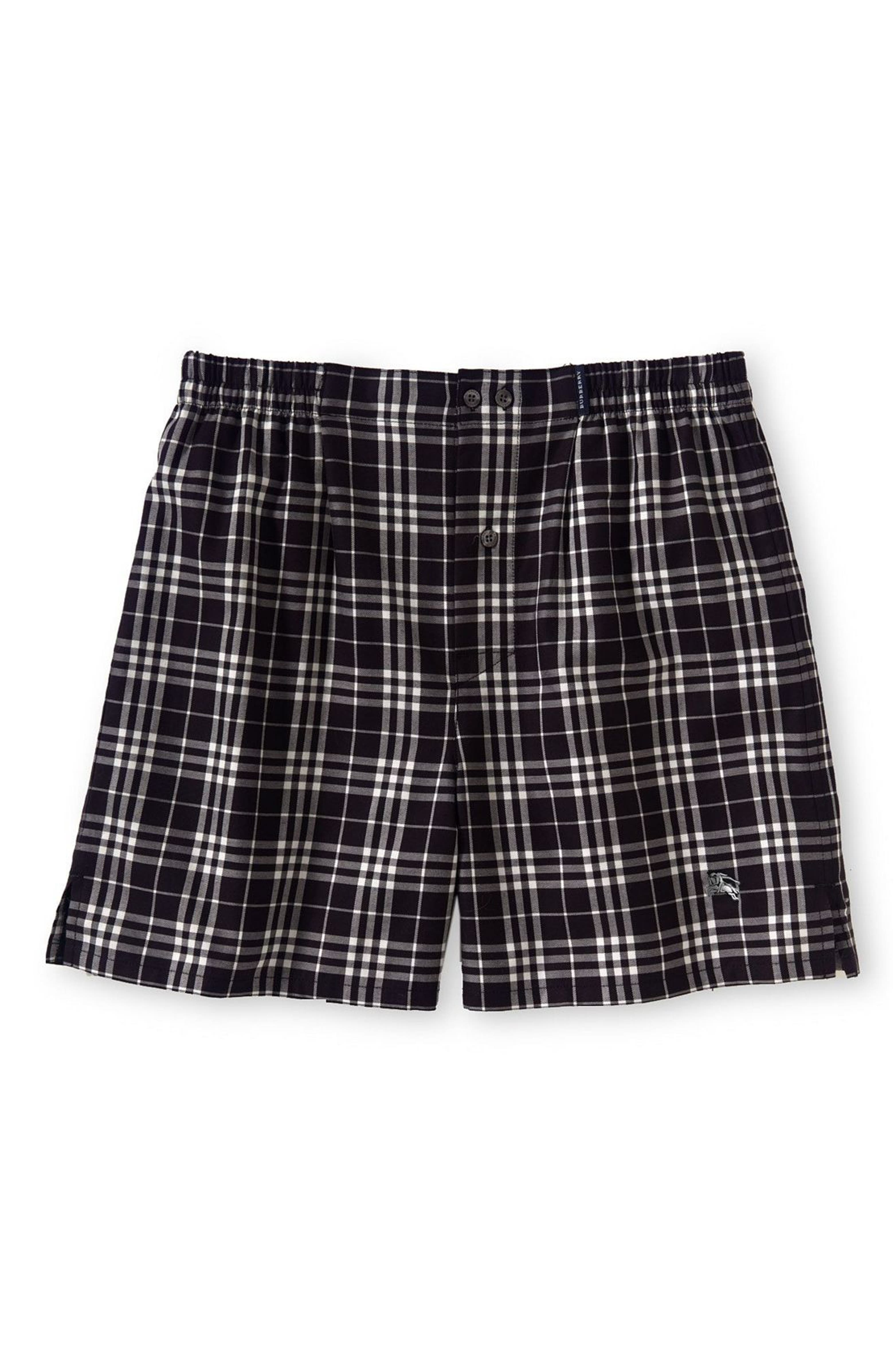 Burberry Check Woven Boxers | Nordstrom