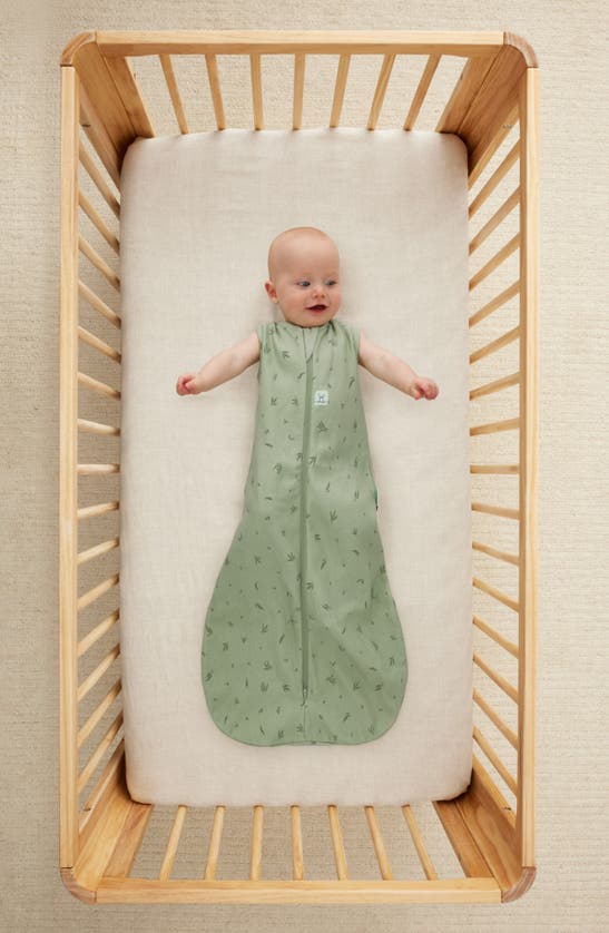 Ergopouch 0.2 Tog Organic Cotton Wearable Blanket In Green