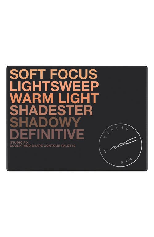 Shop Mac Cosmetics Mac Studio Fix Sculpt & Shape Contour Palette In Medium Dark/dark