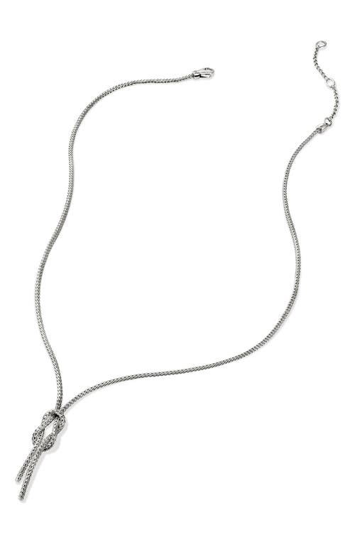 Shop John Hardy Love Knot Y-necklace, Sterling Silver