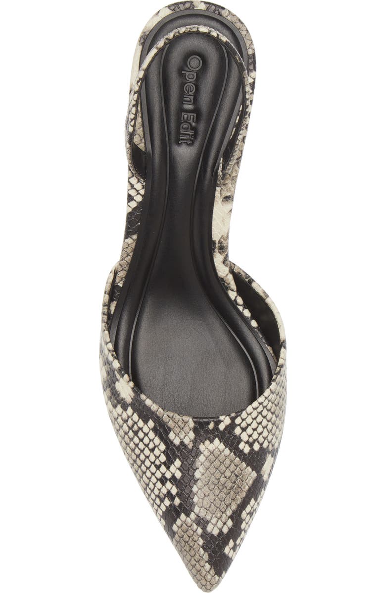 Open Edit Cammie Kitten Heel Slingback Pump (Women) | Nordstrom