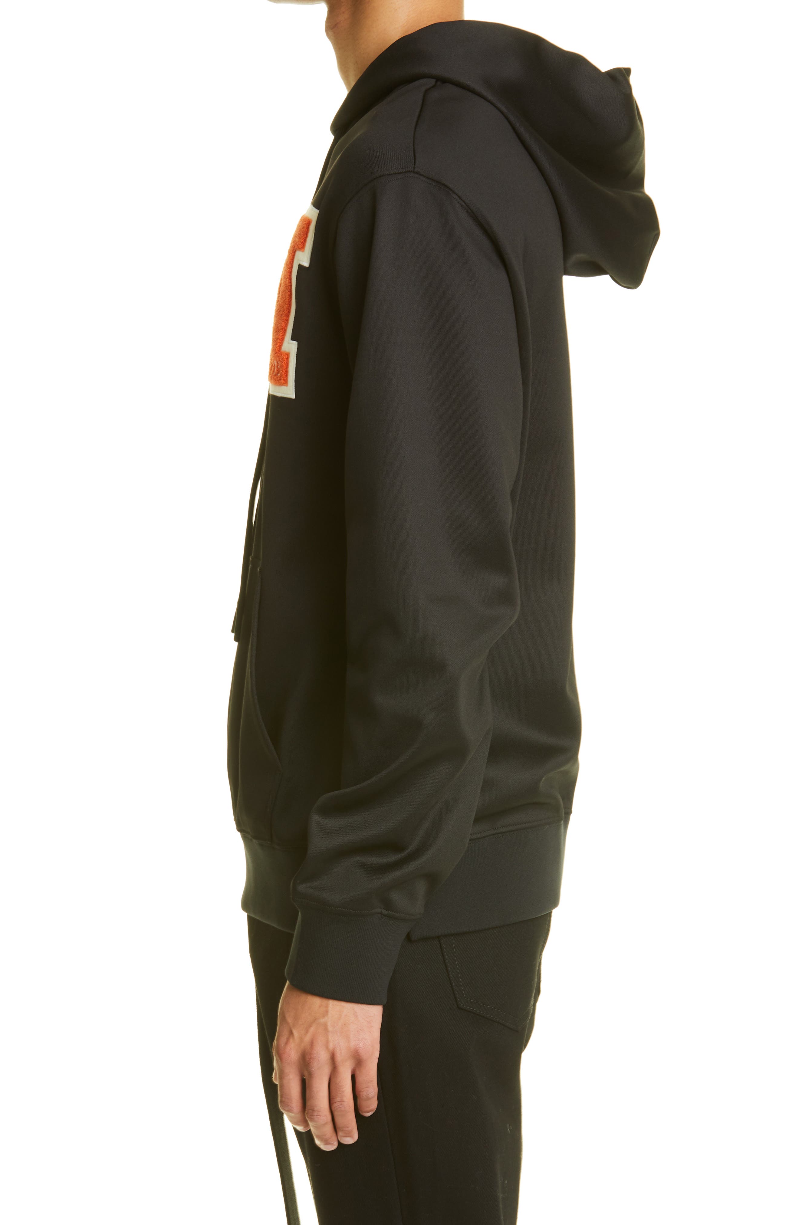 off white patch hoodie