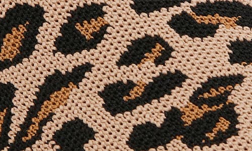 Shop Anne Klein Vassar Mule In Leopard Knit