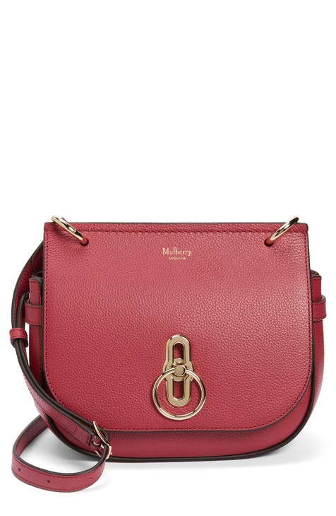 Iris Pink Genuine Leather Handbag Women Stylish Designer Purse
