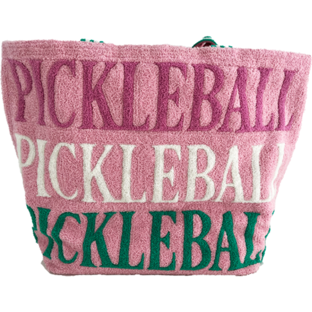 Jollity & Co Pickleball Social Club Tote And Paddle Bags In Large Pickleball Bag