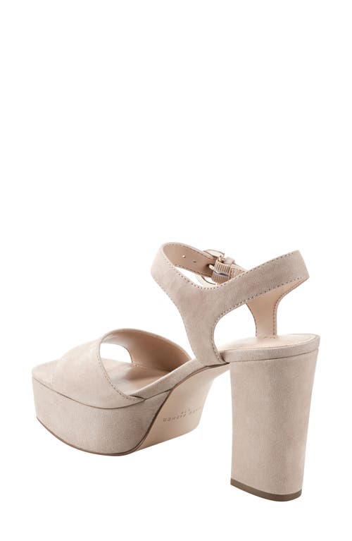 Shop Marc Fisher Ltd Cinthia Platform Sandal In Light Natural