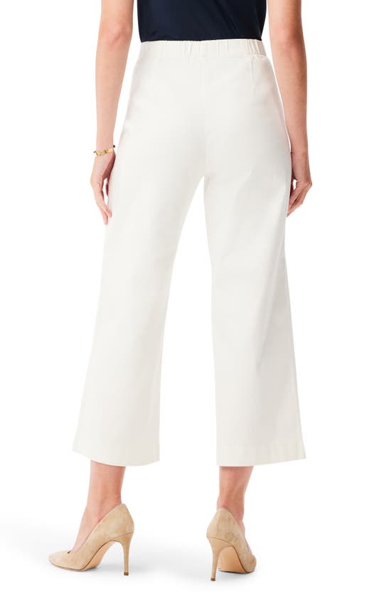 Shop Nic + Zoe Nic+zoe All Day High Waist Crop Wide Leg Jeans In Paper White