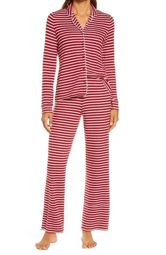 NORDSTROM BRUSHED HACCI PAJAMAS