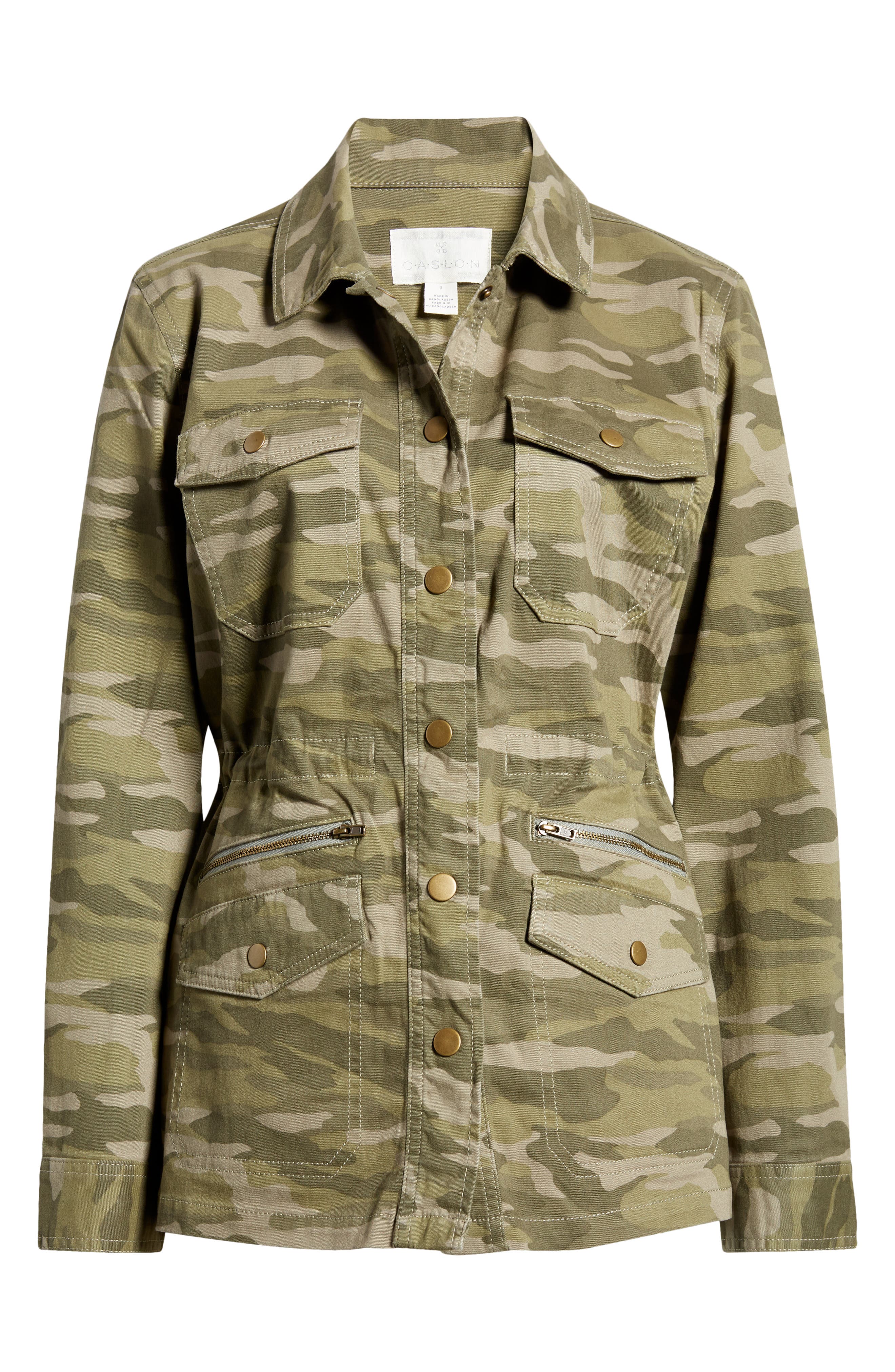 caslon camouflage coats & jackets