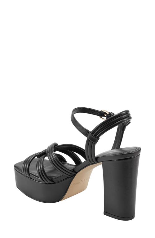 Marc Fisher Ltd Chesse Platform Sandal In Black