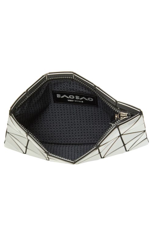 Bao Bao Issey Miyake Lucent Zip Pouch In Silver